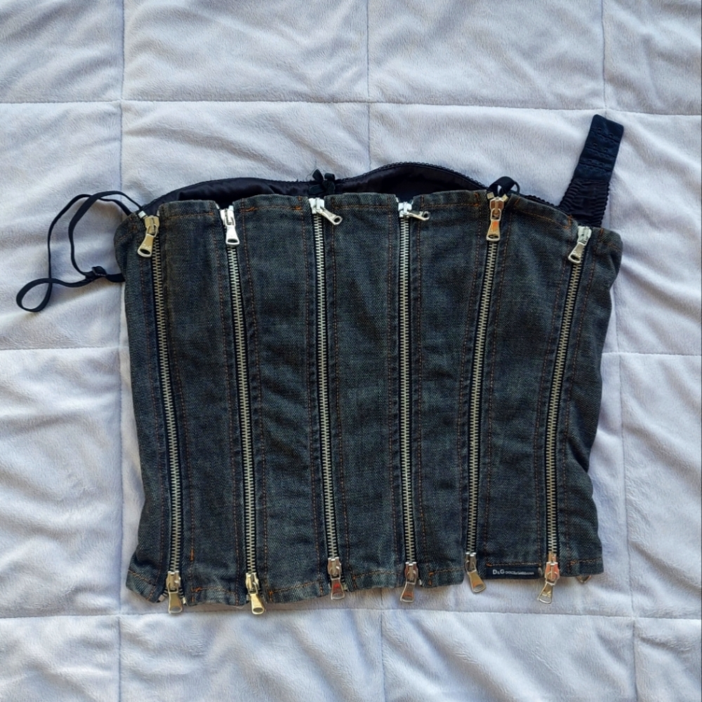 Vintage Authentic Dolce and Gabbana bustier.